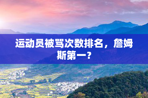 运动员被骂次数排名，詹姆斯第一？