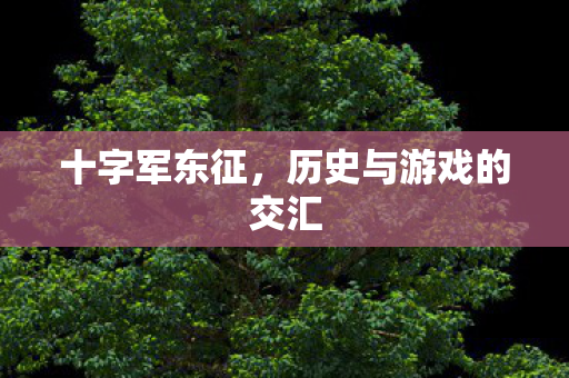 十字军东征，历史与游戏的交汇