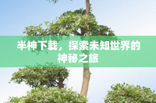 半神下载，探索未知世界的神秘之旅