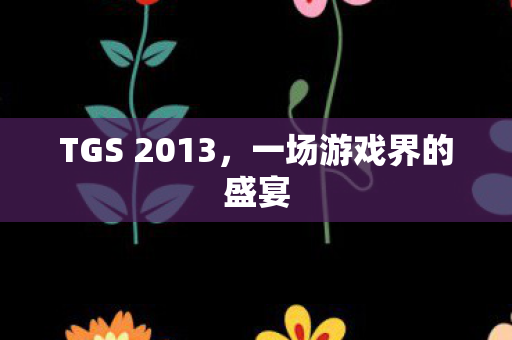 TGS 2013，一场游戏界的盛宴