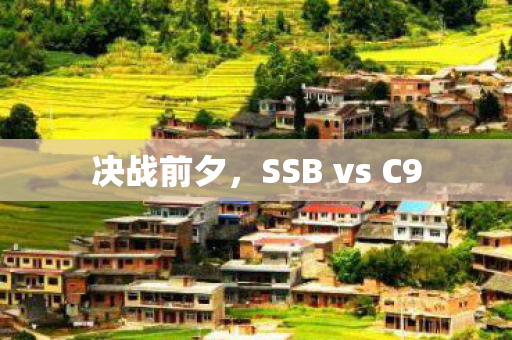 决战前夕，SSB vs C9