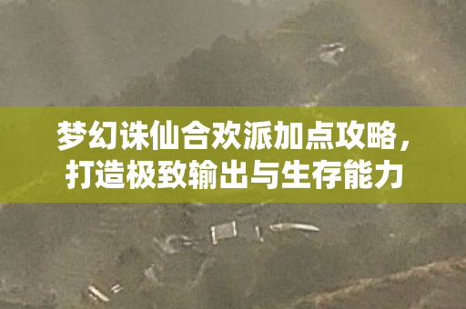 梦幻诛仙合欢派加点攻略，打造极致输出与生存能力