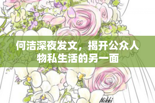 揭开公众人物私生活的另一面图片