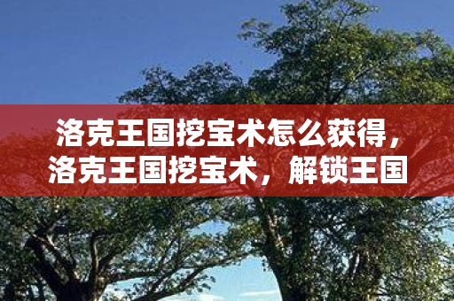 洛克王国挖宝术怎么获得图片