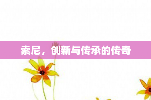 索尼，创新与传承的传奇