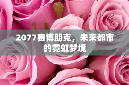 2077赛博朋克，未来都市的霓虹梦境