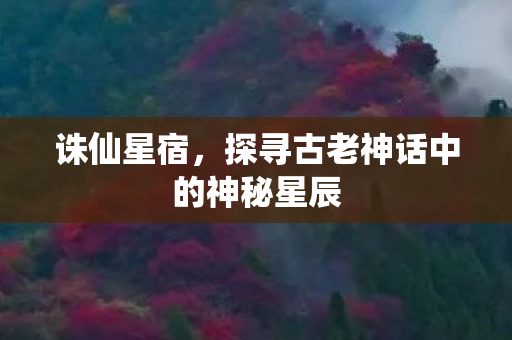 诛仙星宿，探寻古老神话中的神秘星辰