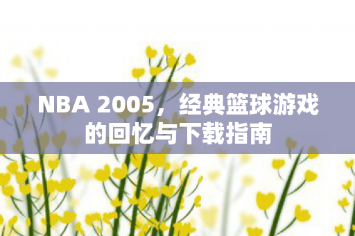 经典篮球游戏的回忆与下载指南图片