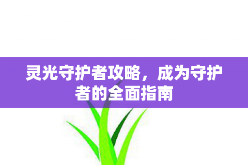 灵光守护者攻略，成为守护者的全面指南