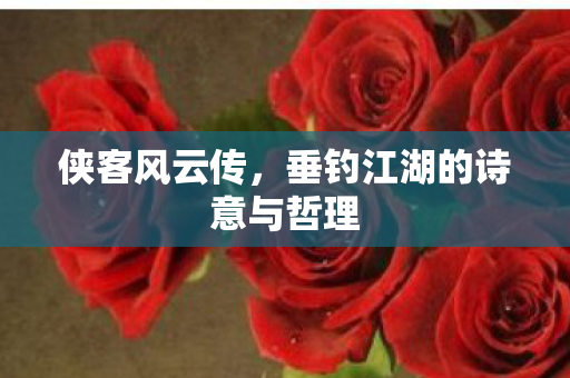 侠客风云传，垂钓江湖的诗意与哲理