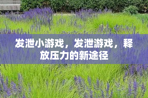 发泄小游戏，发泄游戏，释放压力的新途径