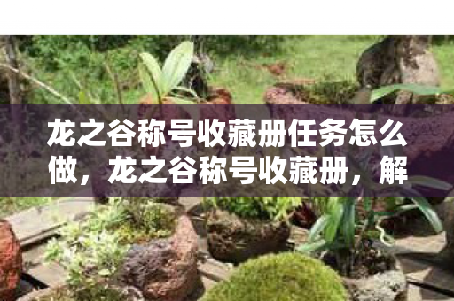 龙之谷称号收藏册任务怎么做图片