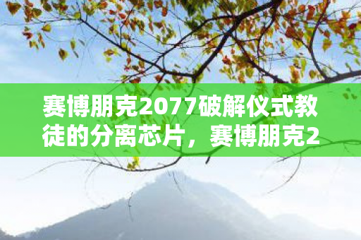 赛博朋克2077破解仪式教徒的分离芯片，赛博朋克2077破解，一场虚拟与现实交织的冒险