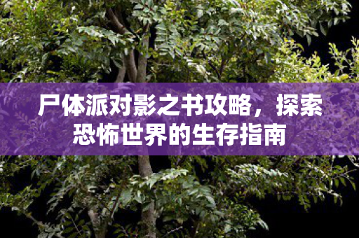 尸体派对影之书攻略，探索恐怖世界的生存指南