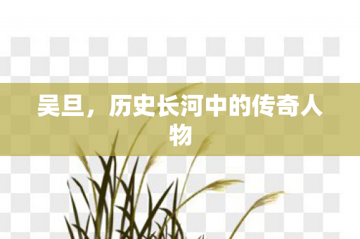 吴旦，历史长河中的传奇人物