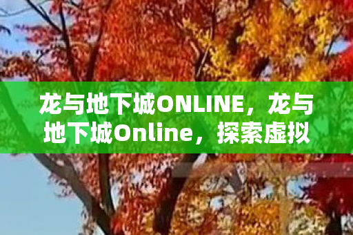 龙与地下城ONLINE，龙与地下城Online，探索虚拟世界的奇幻之旅
