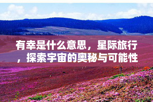 有幸是什么意思，星际旅行，探索宇宙的奥秘与可能性