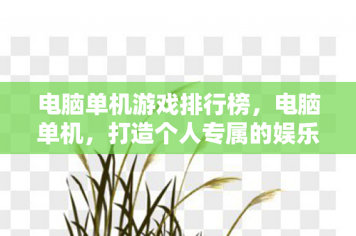 电脑单机游戏排行榜,电脑单机,打造个人专属的娱乐与工作站 电脑单机游戏排行榜,电脑单机,打造个人专属的娱乐与工作站