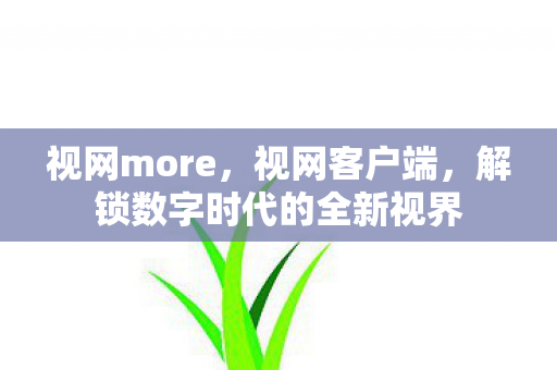 解锁数字时代的全新视界图片