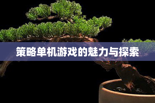策略单机游戏的魅力与探索 策略单机游戏的魅力与探索