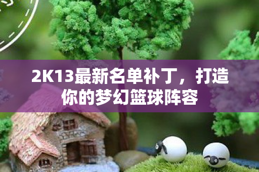2K13最新名单补丁，打造你的梦幻篮球阵容