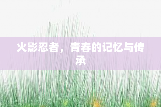 青春的记忆与传承图片
