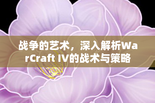 战争的艺术，深入解析WarCraft IV的战术与策略