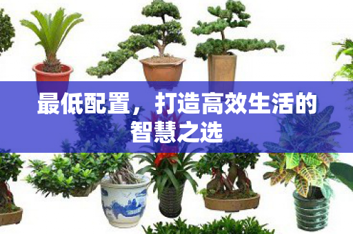 最低配置，打造高效生活的智慧之选