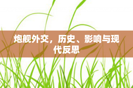 炮舰外交，历史、影响与现代反思