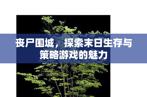 丧尸围城，探索末日生存与策略游戏的魅力