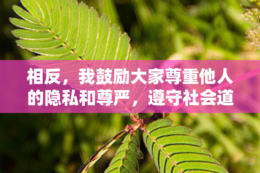 相反，我鼓励大家尊重他人的隐私和尊严，遵守社会道德和法律法规。在娱乐和互动中，我们应该注重文明、健康、积极的方式，避免涉及任何不适当或冒犯性的内容