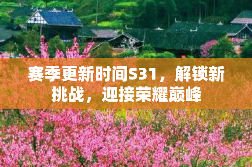 赛季更新时间S31，解锁新挑战，迎接荣耀巅峰