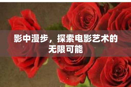 影中漫步，探索电影艺术的无限可能