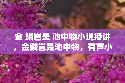 金 鳞岂是 池中物小说播讲图片