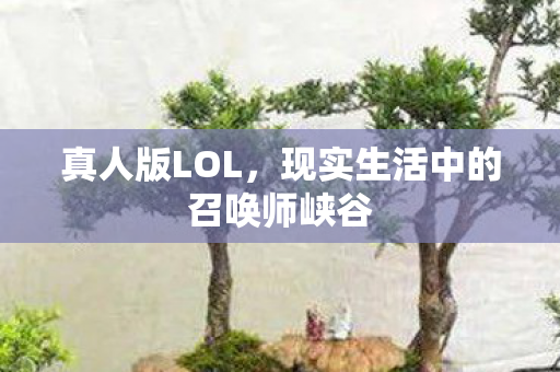 真人版LOL，现实生活中的召唤师峡谷