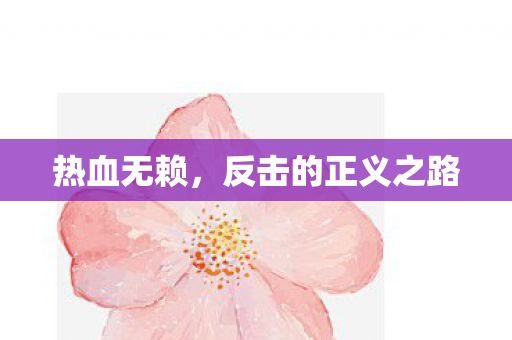 热血无赖,反击的正义之路 热血无赖,反击的正义之路