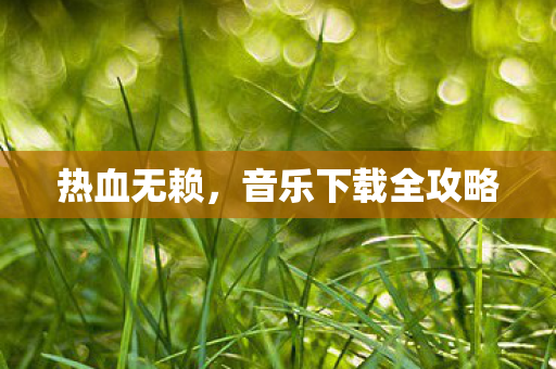 热血无赖，音乐下载全攻略