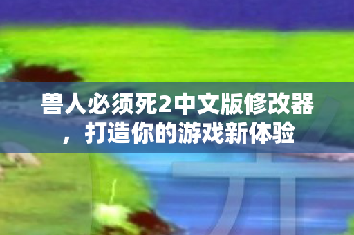 兽人必须死2中文版修改器，打造你的游戏新体验
