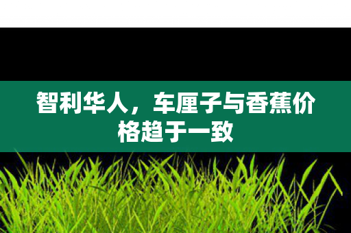 车厘子与香蕉价格趋于一致图片
