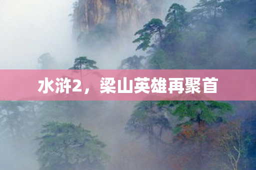 水浒2，梁山英雄再聚首