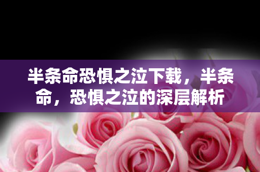 半条命恐惧之泣下载，半条命，恐惧之泣的深层解析