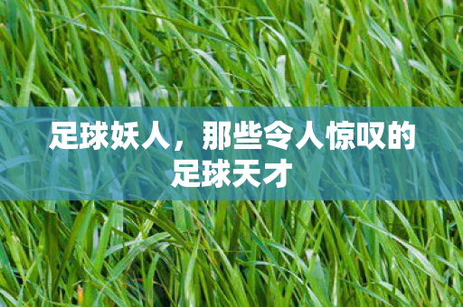 足球妖人，那些令人惊叹的足球天才