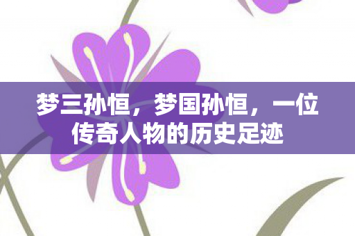 一位传奇人物的历史足迹图片