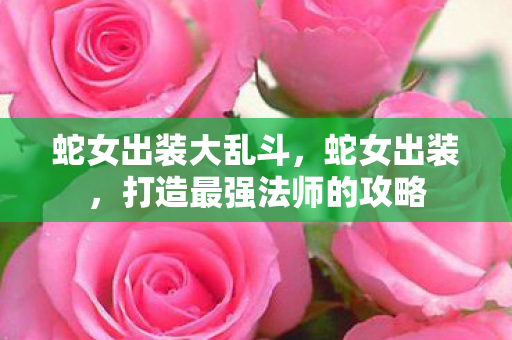 打造最强法师的攻略图片