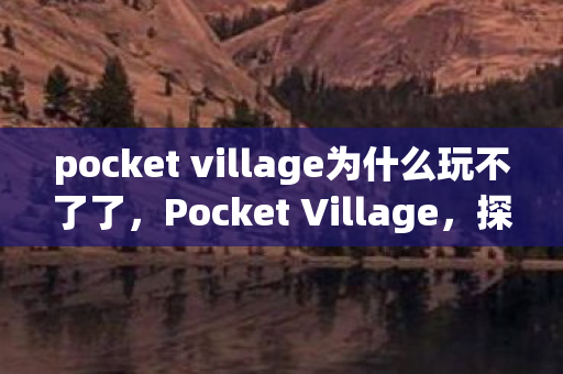 pocket village为什么玩不了了，Pocket Village，探索虚拟世界的奇妙之旅