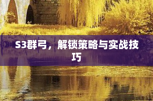 S3群弓，解锁策略与实战技巧