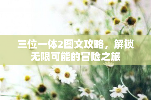 三位一体2图文攻略，解锁无限可能的冒险之旅