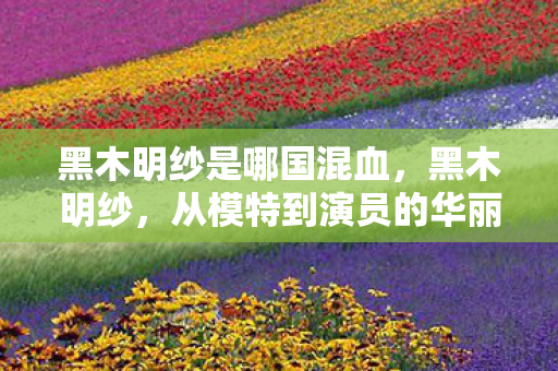 黑木明纱是哪国混血，黑木明纱，从模特到演员的华丽蜕变