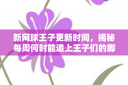 新网球王子更新时间，揭秘每周何时能追上王子们的脚步