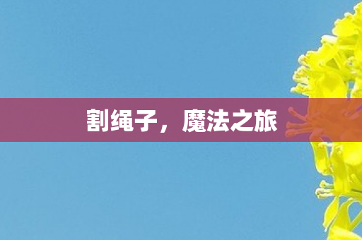 割绳子，魔法之旅